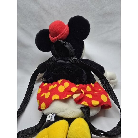 Vintage 1930s Style Looking Minnie Mouse Plush Backpack 1996 Child Size- Rare - Picture 7 of 14